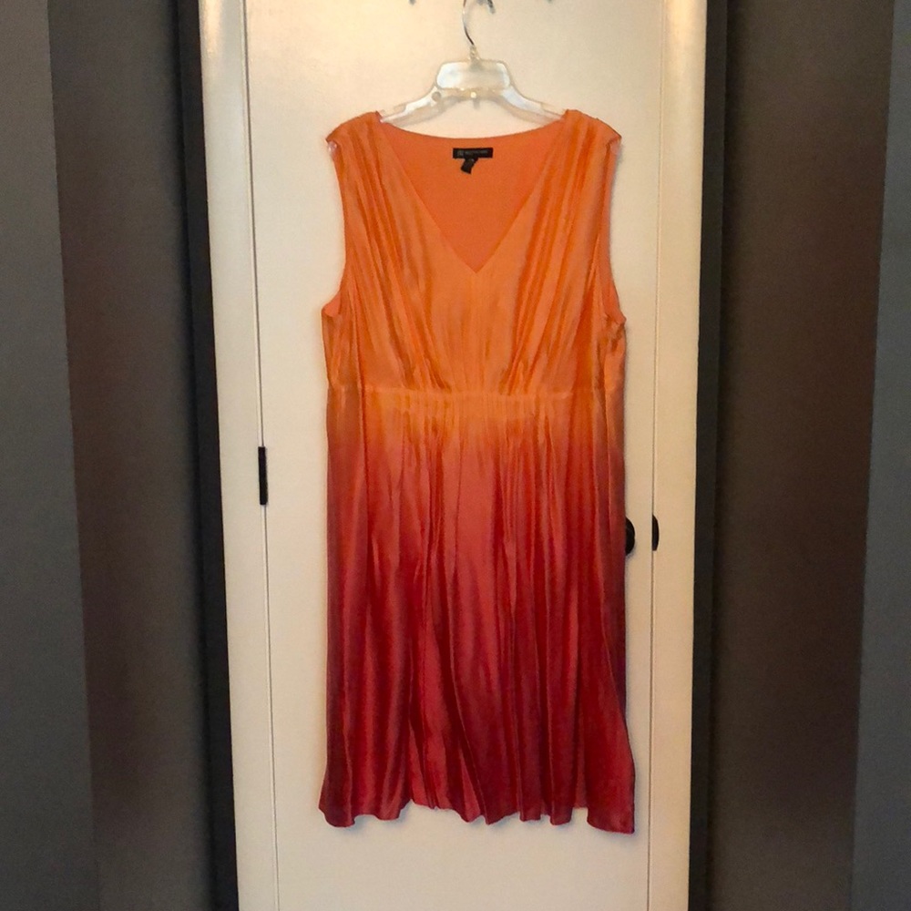 Inc silky ombré dress